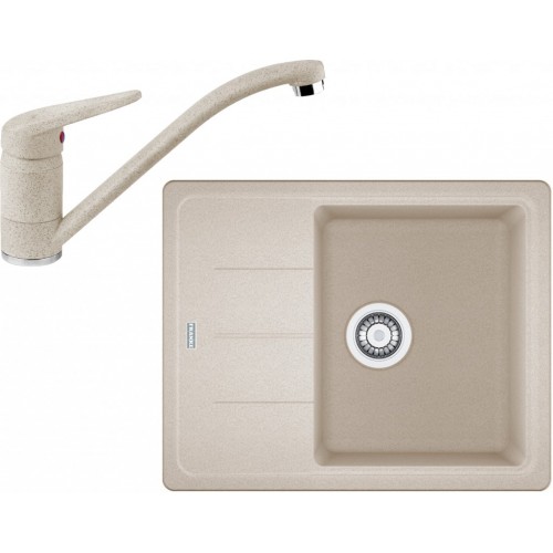 Franke SET G66 granitový drez BFG 611-62 sahara + batéria FC 9541 sahara 114.0365.146