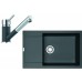 Franke SET G78 granitový drez MRG 611-78 BB grafit + batéria FC 7486 grafit 114.0365.697