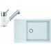 Franke SET G78 granitový drez MRG 611-78 BB biela + batéria FC 7486 biela 114.0365.698