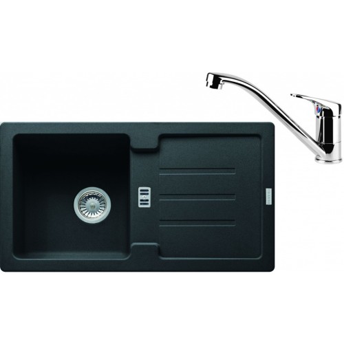 Franke SET G81 granitový drez STG 614-78 onyx + batéria FC 1839 chróm 114.0365.736 Franke SET G81 granitový drez STG 614-78 onyx + batéria FC 1839 chróm 114.0365.736