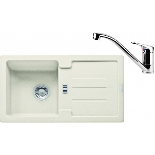 Franke SET G81 granitový drez STG 614-78 vanilka + batéria FC 1839 chróm 114.0365.742