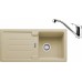 Franke SET G84 granitový drez STG 614 sahara + batéria FC 1839 chróm 114.0365.800