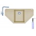 Franke SET G85 granitový drez MRG 612 E sahara + batéria Samoa + dávkovač FD 300