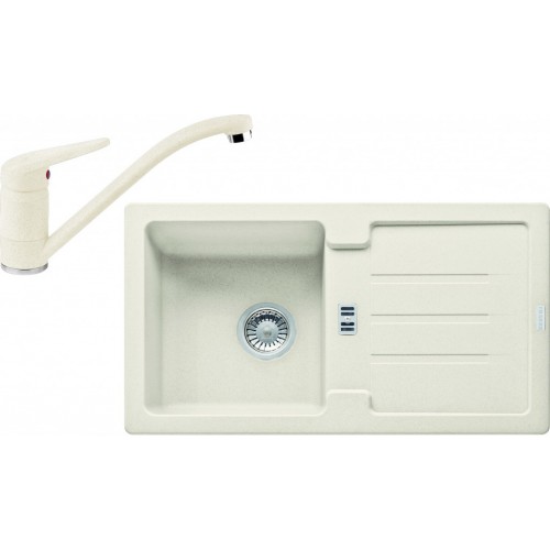 Franke SET G89 granitový drez STG 614-78 vanilka + batéria FC 9541 vanilka 114.0366.008 Franke SET G89 granitový drez STG 614-78 vanilka + batéria FC 9541 vanilka 114.0366.008