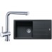 Franke SET G135 granitový drez BFG 611 grafit + batérie Samoa chróm