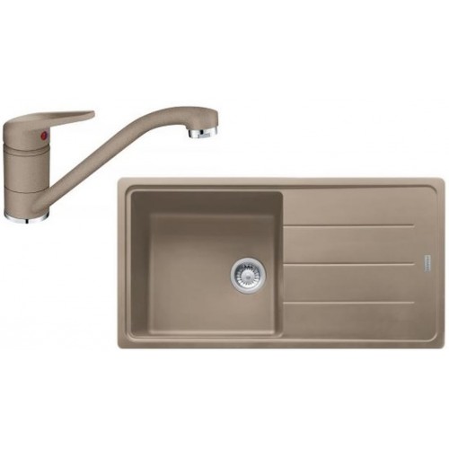Franke SET G137 granitový drez BFG 611 kašmír + batérie FC 9541.424 kašmír