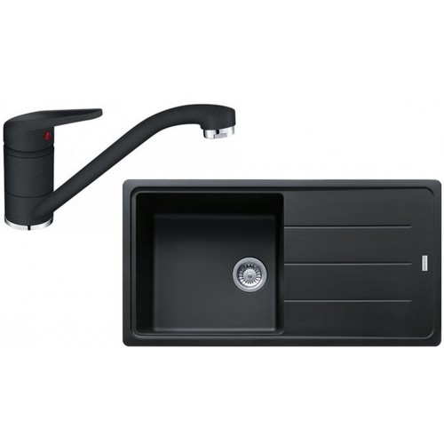 Franke SET G137 granitový drez BFG 611 onyx + batérie FC 9541.071 onyx