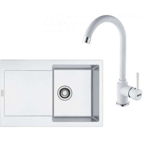 Franke SET G168 (drez MRG 611 + batérie FP 9000.094) Biela-ľad 114.0587.949