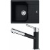 Franke SET G200 Granitový drez UBG 611-62 Onyx + Batérie FC 3055.071, 114.0650.661