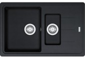 Franke Basic BFG 651-78, 780x500 mm, fragranitový drez, Matná čierna 114.0661.514