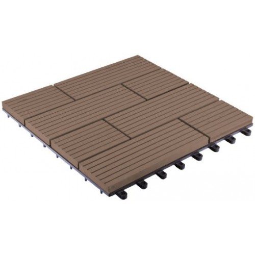 G21 WPC dlaždice Samoa indický teak 2,3 x30x30 cm 6391001 G21 WPC dlaždice Samoa indický teak 2,3 x30x30 cm 6391001