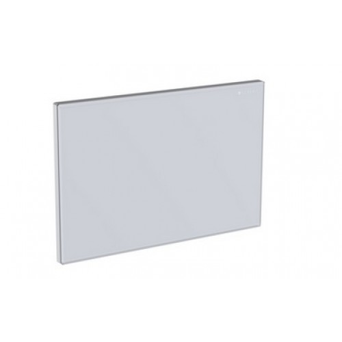 GEBERIT krycia doska OMEGA, tlakový zinkový odliatok / sklo 115.082.SI.1