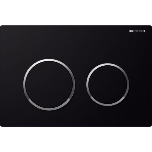 Geberit Omega20 Ovládacie tlačidlo, čierna, lesklo pochrómované 115.085.KM.1 Geberit Omega20 Ovládacie tlačidlo, čierna, lesklo pochrómované 115.085.KM.1