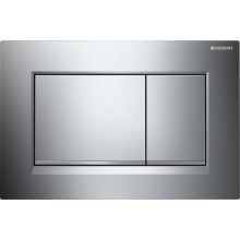 Geberit Sigma30 Ovládacie tlačidlo, pochrómovaná lesklá, pochrómovaný matný 115.883.KH.1