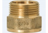 GEBO nátrubok redukovaný 3/4 "x 1" M x F mosadz 246H-26BR