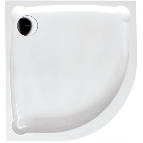 GELCO HERA90 sprchová vanička z liateho mramoru, štvrťkruh, 90x90x7,5cm, R550 GH559