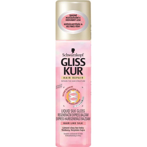 GLISS KUR Express Liquid silk regeneračný balzam 200 ml PO EXPIRÁCII GLISS KUR Express Liquid silk regeneračný balzam 200 ml PO EXPIRÁCII