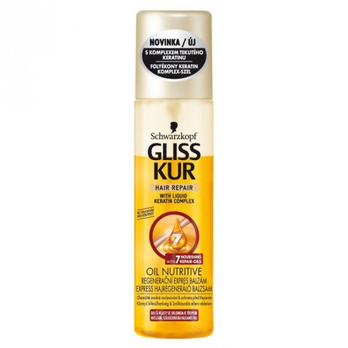 GLISS KUR Express Oil Nutritive regeneračný balzam 200 ml PO EXPIRÁCII