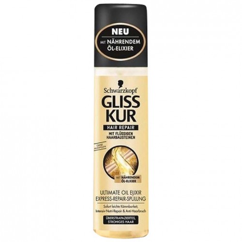 GLISS KUR Express Ultimate Oil Elixir no regeneračný balzam 200 ml PO EXPIRÁCII