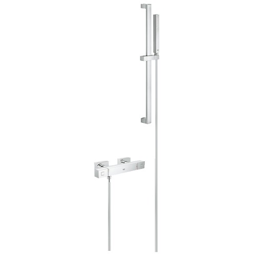 GROHE Grohtherm Cube-Termostatická sprchová batéria, sprchová súprava 600mm,chróm 34492000