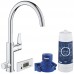 GROHE Blue Pure Set drezové batérie BauCurve s filtráciou, chróm 30385000
