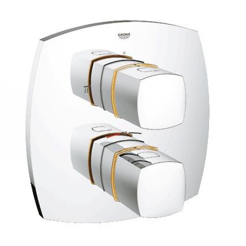 GROHE Grandera termostatická vaňová batéria podomietková, chróm / zlato 19948IG0