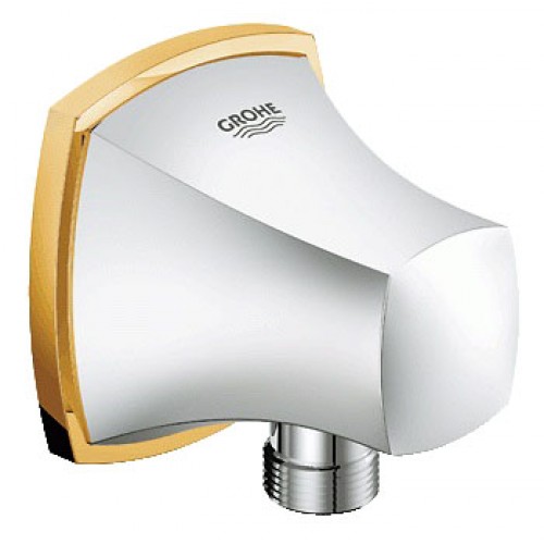 GROHE Grandera nástenné kolienko, DN 15, chróm / zlato 27970IG0 GROHE Grandera nástenné kolienko, DN 15, chróm / zlato 27970IG0