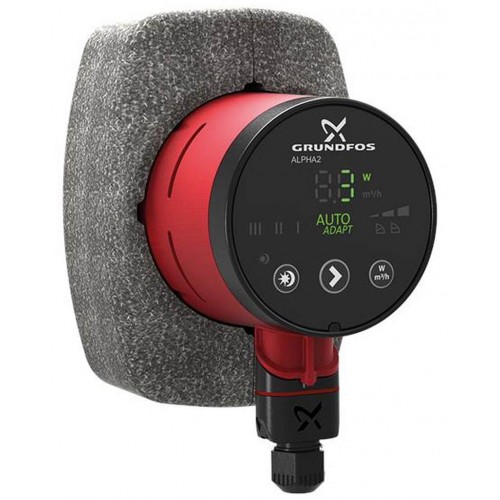 Grundfos ALPHA2 15-50 130 mm 1x230V obehové čerpadlo 97993193 Grundfos ALPHA2 15-50 130 mm 1x230V obehové čerpadlo 97993193