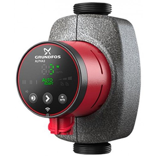 Grundfos ALPHA3 32-40 180 mm obehové čerpadlo 98890783