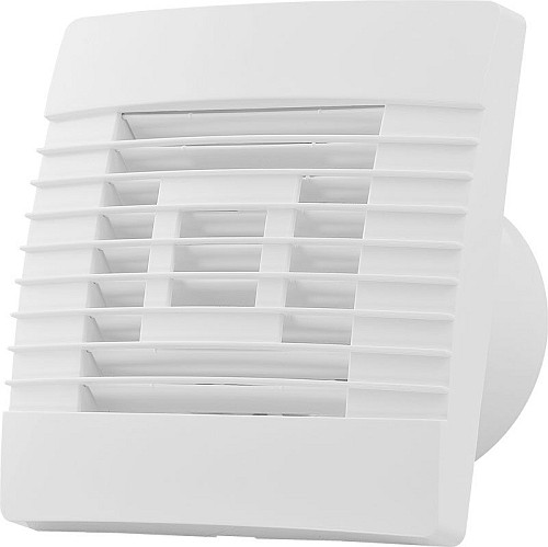 HACO Axiálny ventilátor stenový s žalúzií AV PRO 100 S, biela 0917