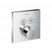 Hansgrohe Shower Select Termostat pod omietku pre 2 spotrebiče, chróm 15763000