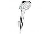 Hansgrohe CROMA Select E - Ručná sprcha Vario Porter, sada 1,25 m, biela / chróm 26425400