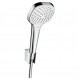 Hansgrohe CROMA Select E - Ručná sprcha Vario Porter, sada 1,25 m, biela / chróm 26425400