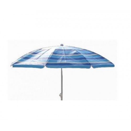 HAPPY GREEN Slnečník 180 cm, modré pruhy 50ZJ16081 HAPPY GREEN Slnečník 180 cm, modré pruhy 50ZJ16081