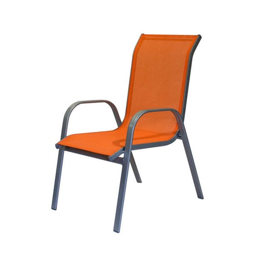 HAPPY GREEN Stolička záhradná, oranžová 50XG5005O HAPPY GREEN Stolička záhradná, oranžová 50XG5005O