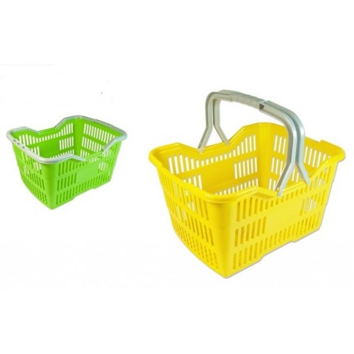 HEIDRUN TWILLIE nákupný košík 22 x 40 x 30 cm zelený 1103