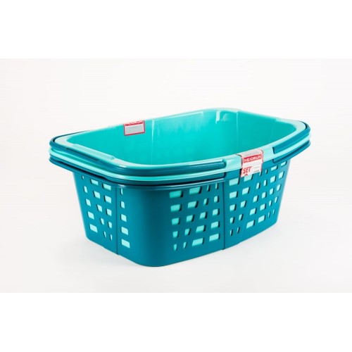 HEIDRUN set košíka a vaničky, 2 x 26 l, 347/LHT HEIDRUN set košíka a vaničky, 2 x 26 l, 347/LHT