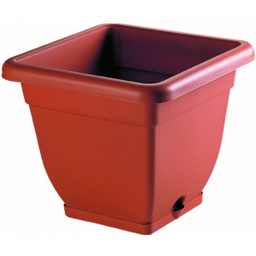 HEIDRUN Kvetináč s miskou štvorcový BELL veľký