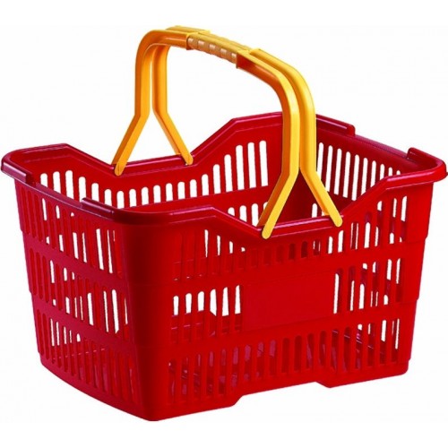 HEIDRUN TWILLIE nákupný košík 22 x 40 x 30 cm červený 1103 HEIDRUN TWILLIE nákupný košík 22 x 40 x 30 cm červený 1103