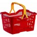 HEIDRUN TWILLIE nákupný košík 22 x 40 x 30 cm červený 1103