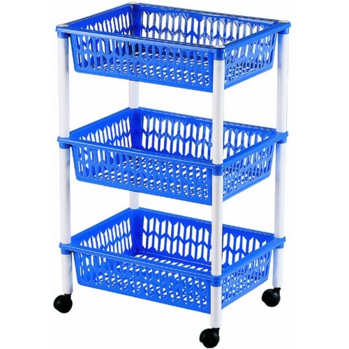 HEIDRUN GUAPISSIMO Regálik pojazdný 3 košíky, mix farieb 1563