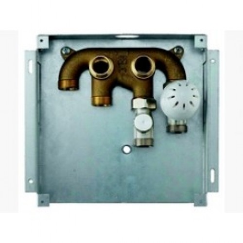 HERZ BOX pre napojenie vykurovacieho telesa a podlahového vykurovania, biely, G3 / 4, 1810