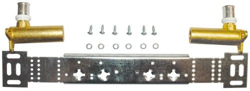 HERZ Montážne koľajnice s adaptérom + 2 dlhé nástenky, 20 x 2 - Rp 1/2, P712043 HERZ Montážne koľajnice s adaptérom + 2 dlhé nástenky, 20 x 2 - Rp 1/2, P712043