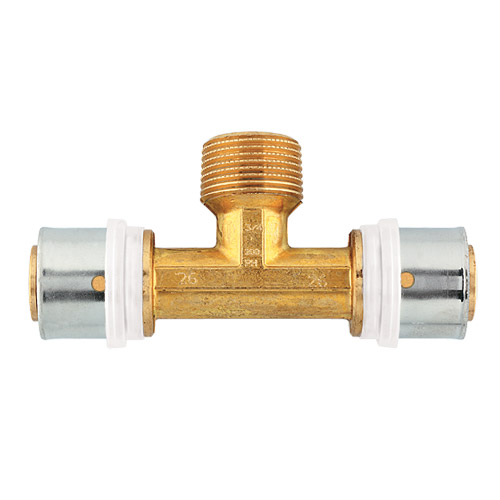 HERZ T-kus s vonkajším závitom 40 x 3,5 - 1-1/4 - 40 x 3,5, P724053