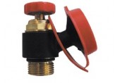 HERZ Vypúšťací ventil s rukoväťou s hadicovou otočnou prípojkou Dim. 3/8, 1027600
