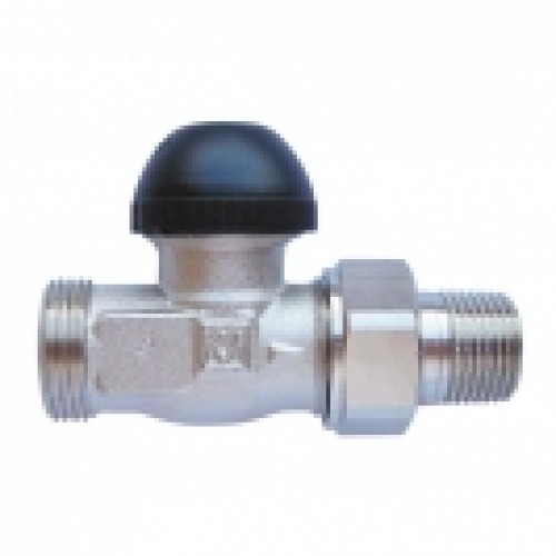 HERZ TS-90-H-Termostatický ventil M30x1,5 priamy 1/2", čierna krytka 1773326