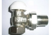 HERZ TS-90-Termostatický ventil rohový 1/2 ", M 28x1,5 biela krytka 1772491