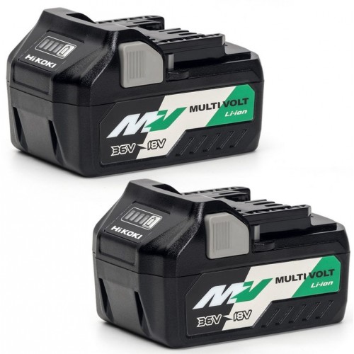 HiKOKI 380205 Batérie MultiVolt 36V, 2.5Ah - 18V, 5.0Ah (2x BSL36A18)