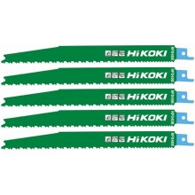 HiKOKI RPD40B Plátky do píl chvostoviek na kov a drevo 200/178,5x19x1,25mm (5 ks) 752024