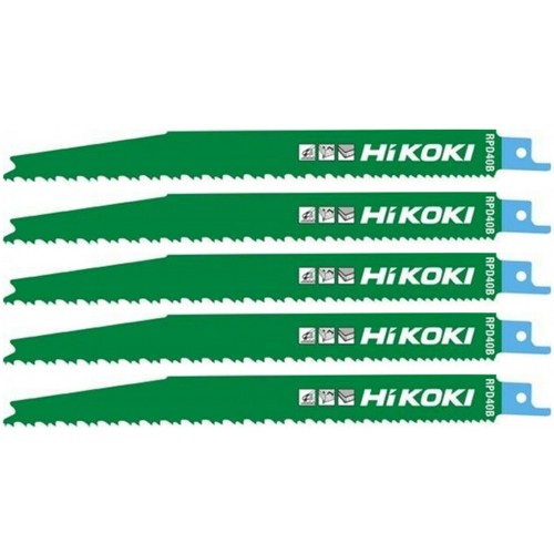 HiKOKI RPD40B Plátky do píl chvostoviek na kov a drevo 200/178,5x19x1,25mm (5 ks) 752024